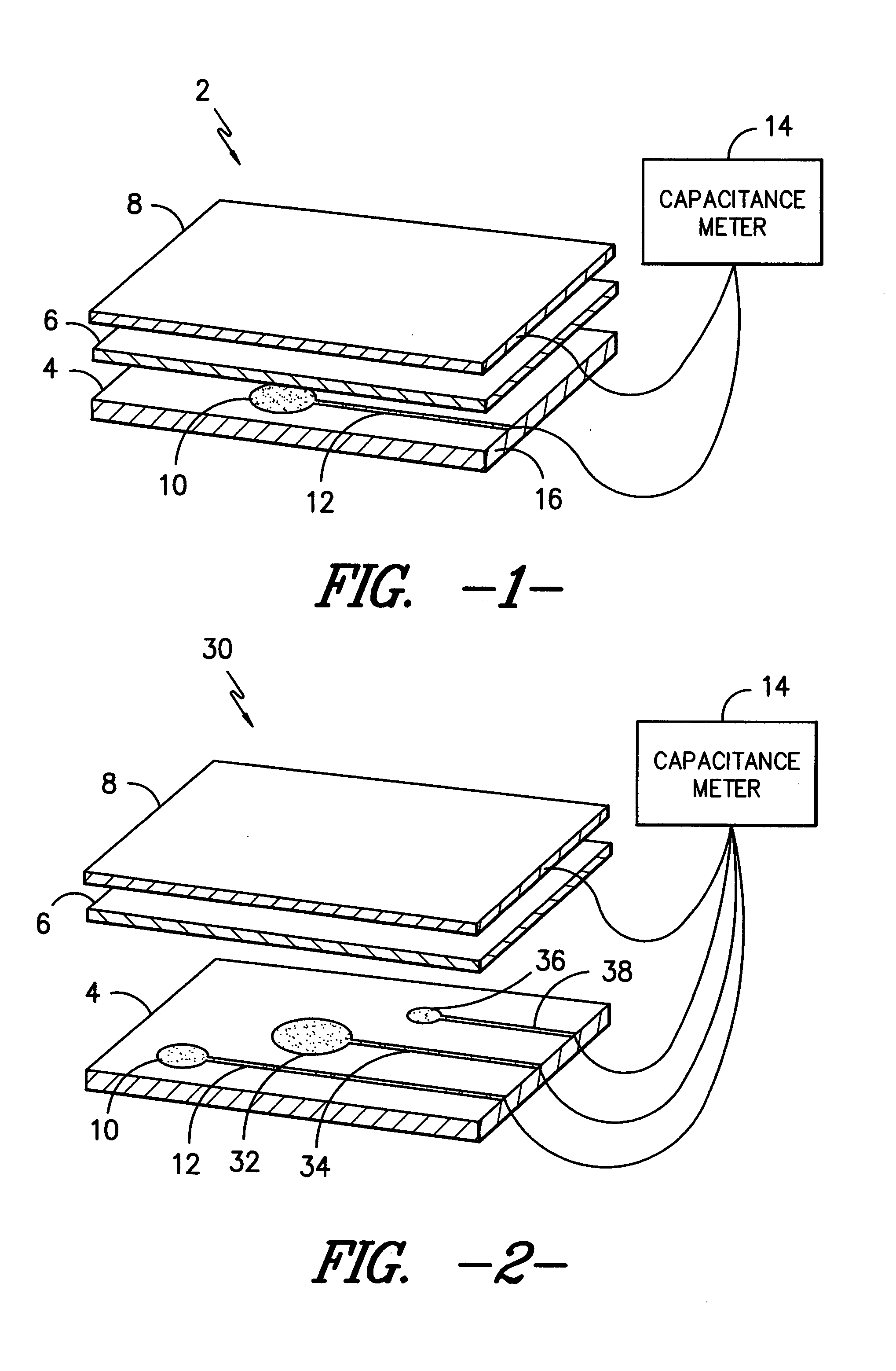 Printed capacitive sensor