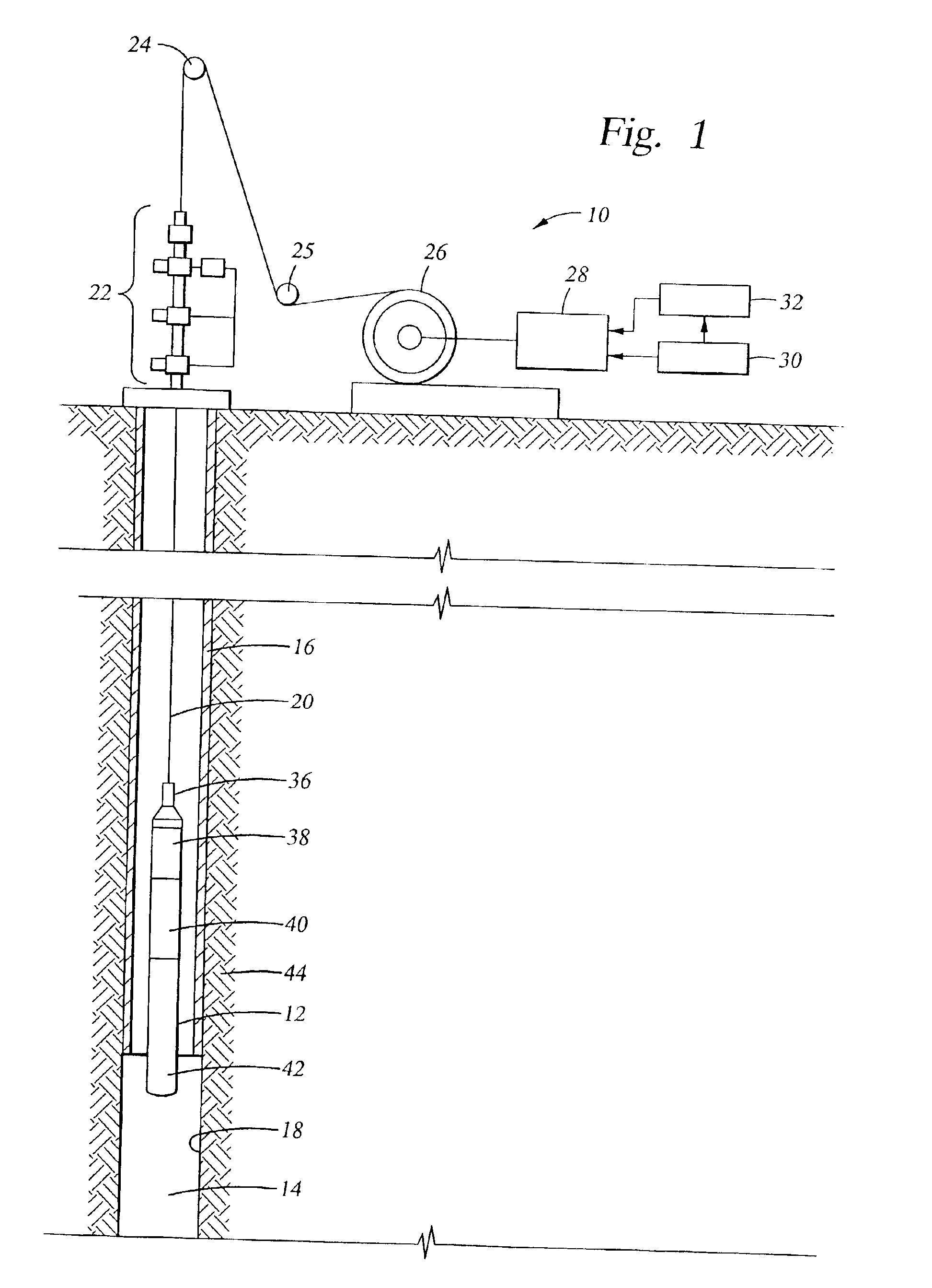 High-power well logging method and apparatus