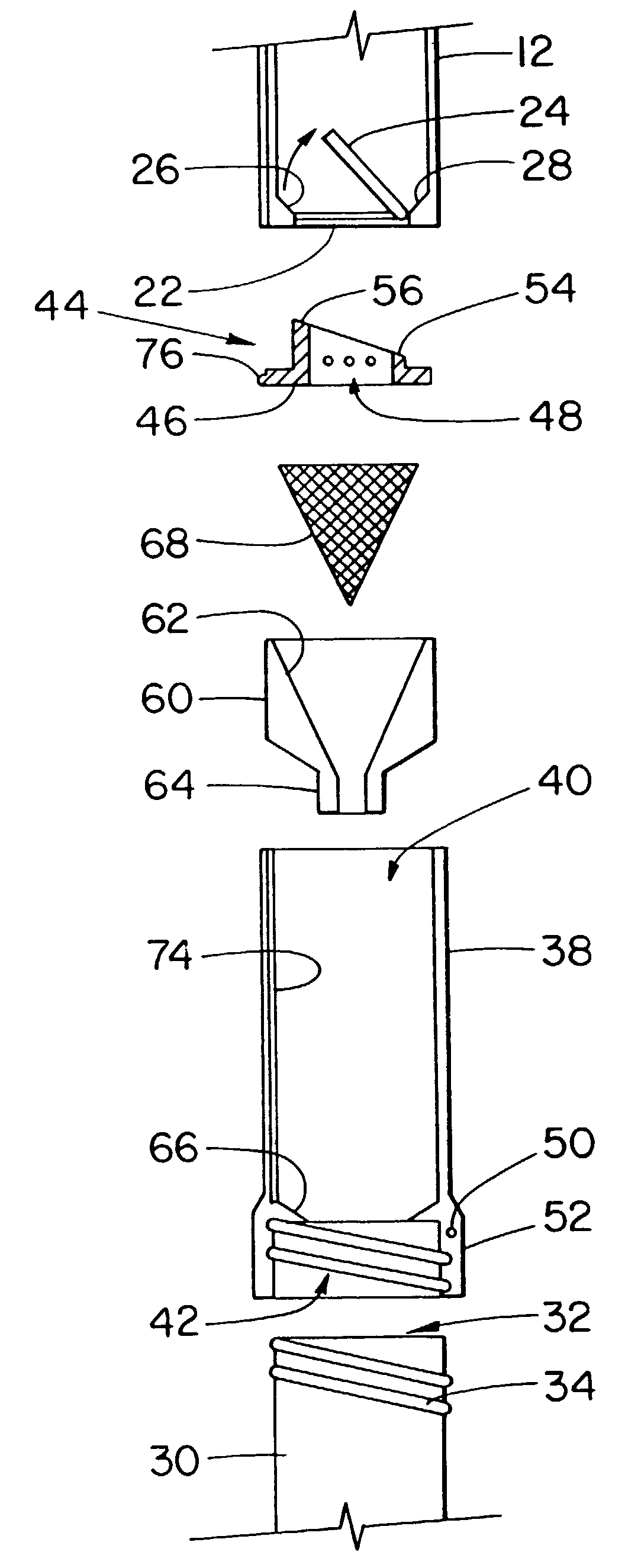 Apparatus and method for filtering biological samples