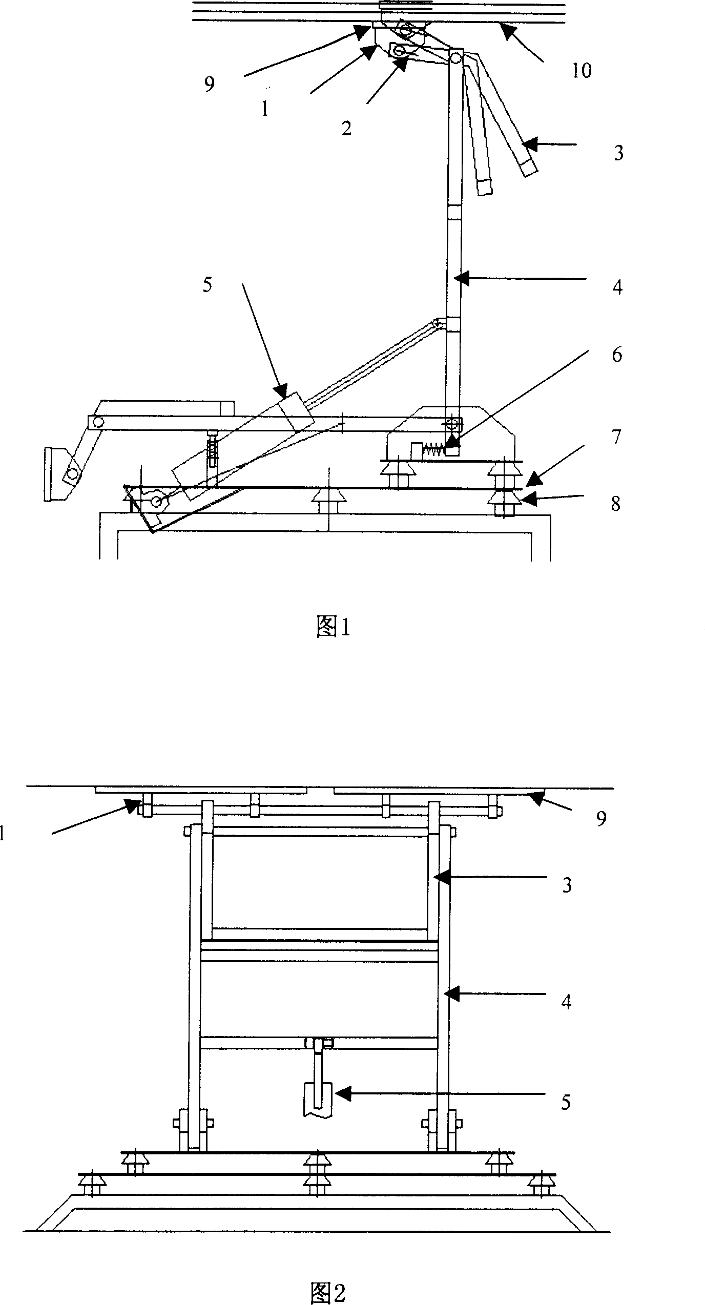 Overtuned charging bipole contact device for electric bus