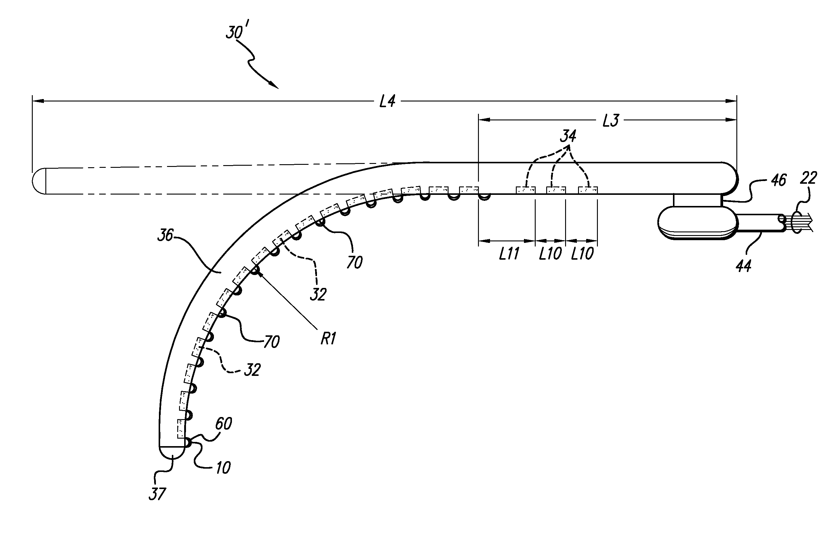 Coated electrode array having uncoated electrode contacts