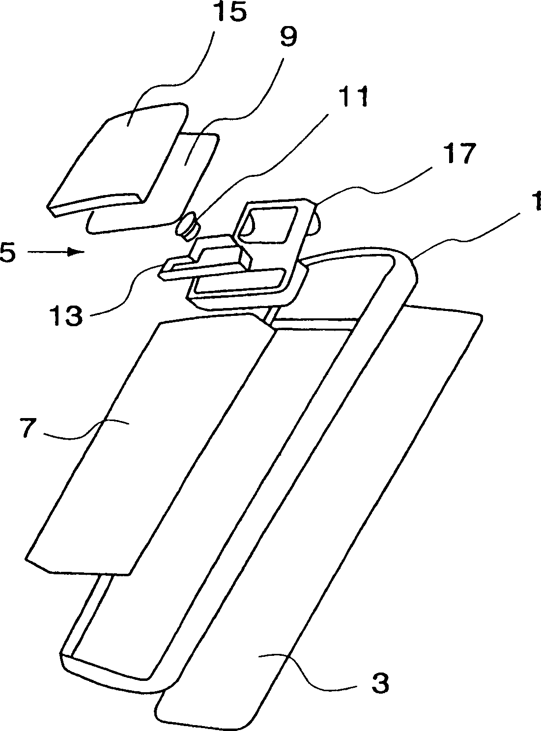 Slot antenna device