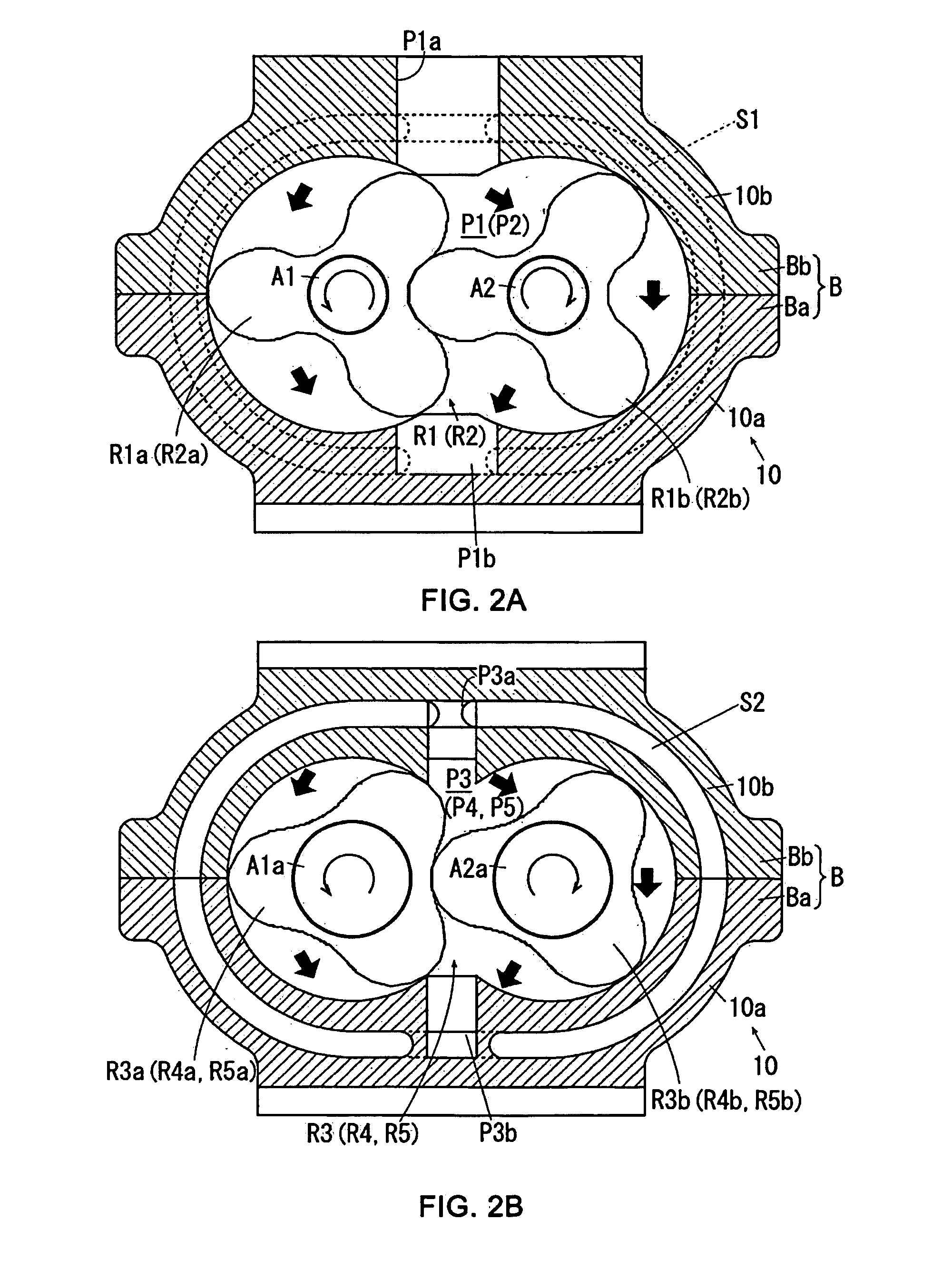 Multistage root type pump