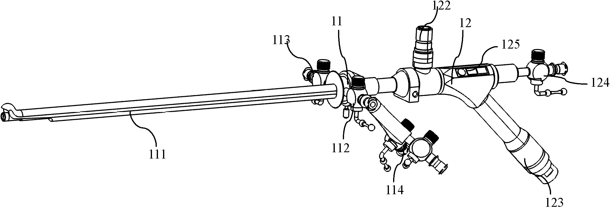 Cystoscope system with night vision function