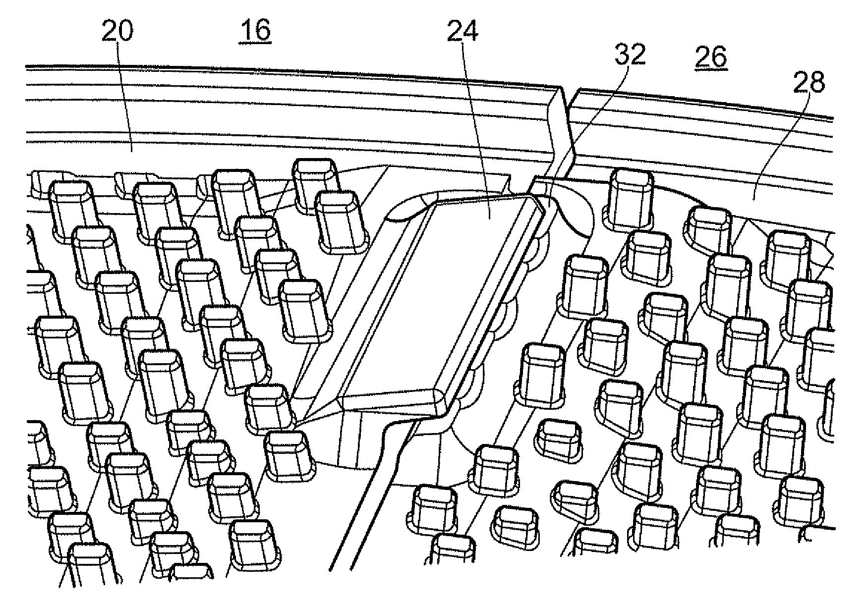 Assembly for a turbomachine