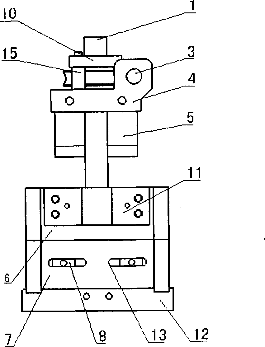 Pure bending age forming die