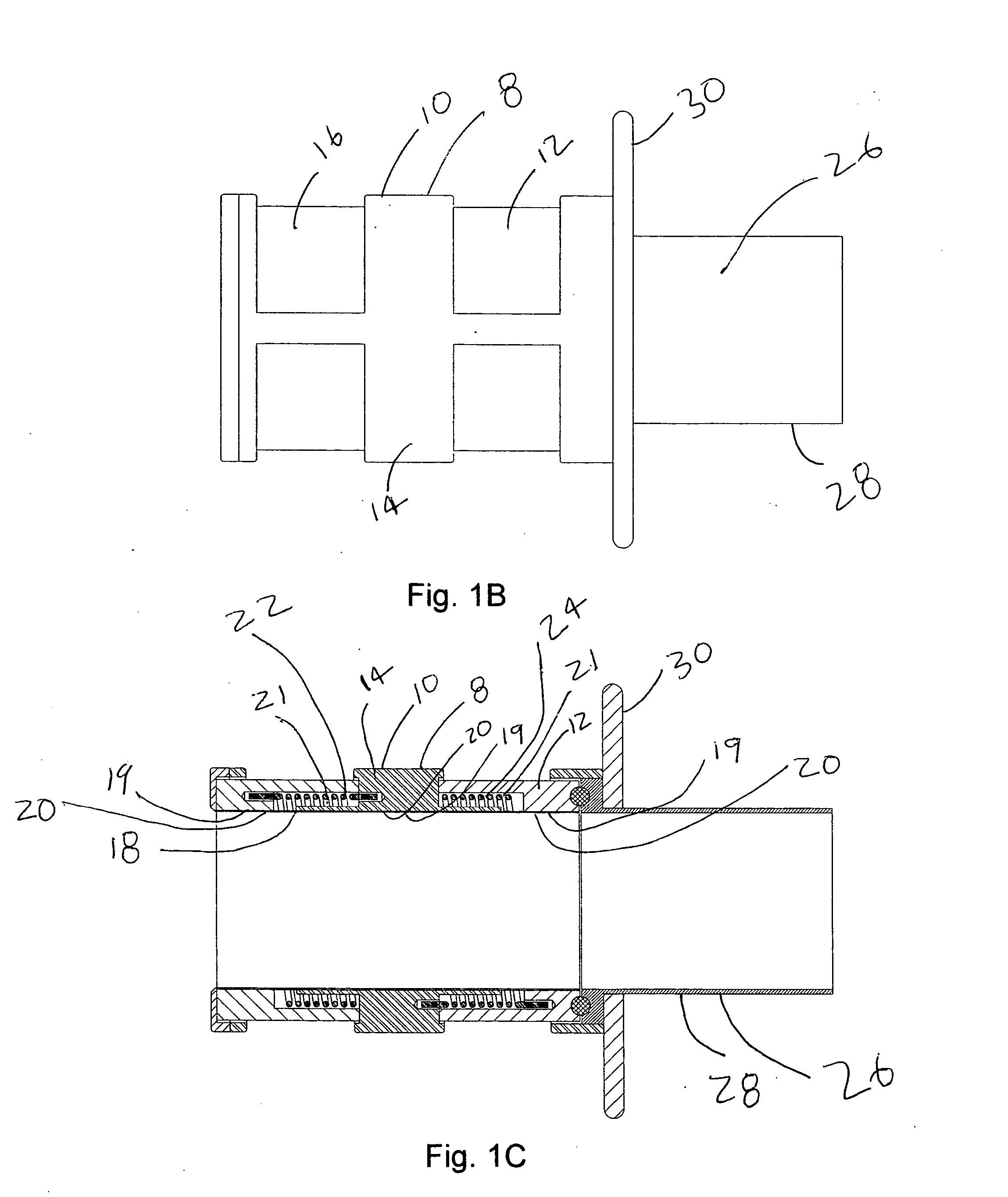 Anatomical cavity implant transport device and method