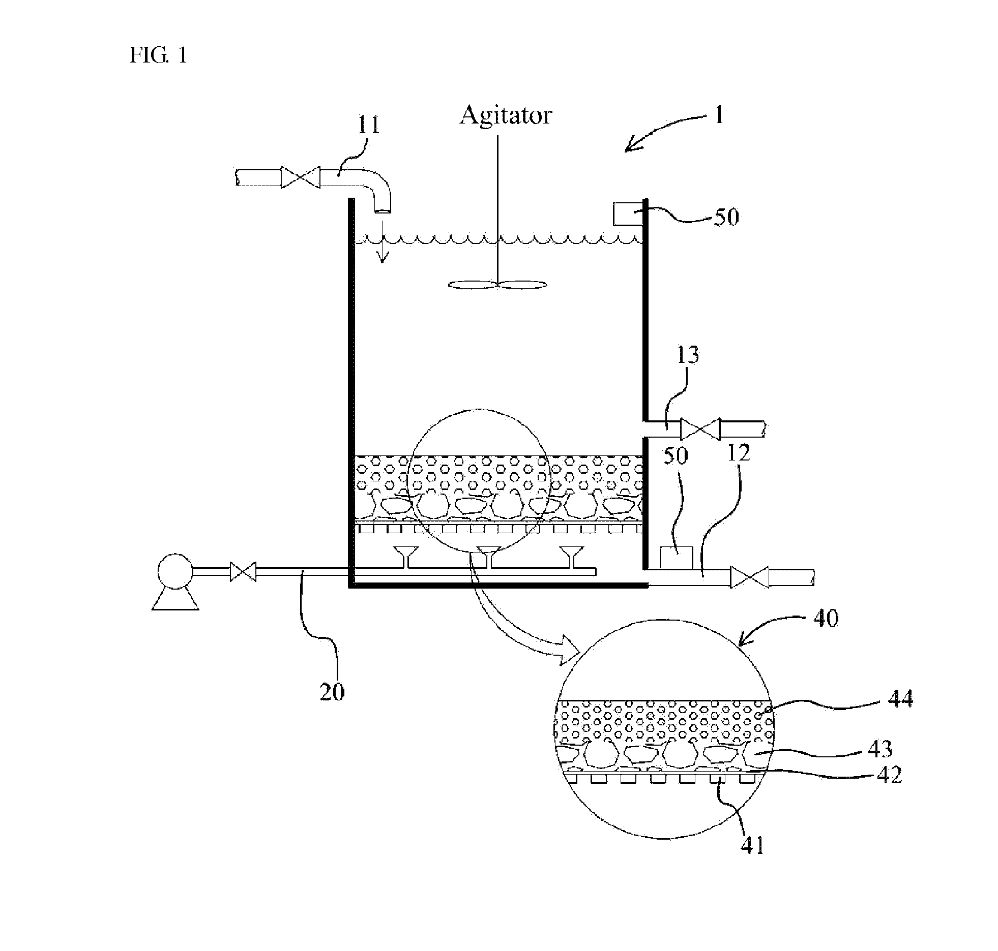 High speed filtration device using porous media, and backwash method thereof