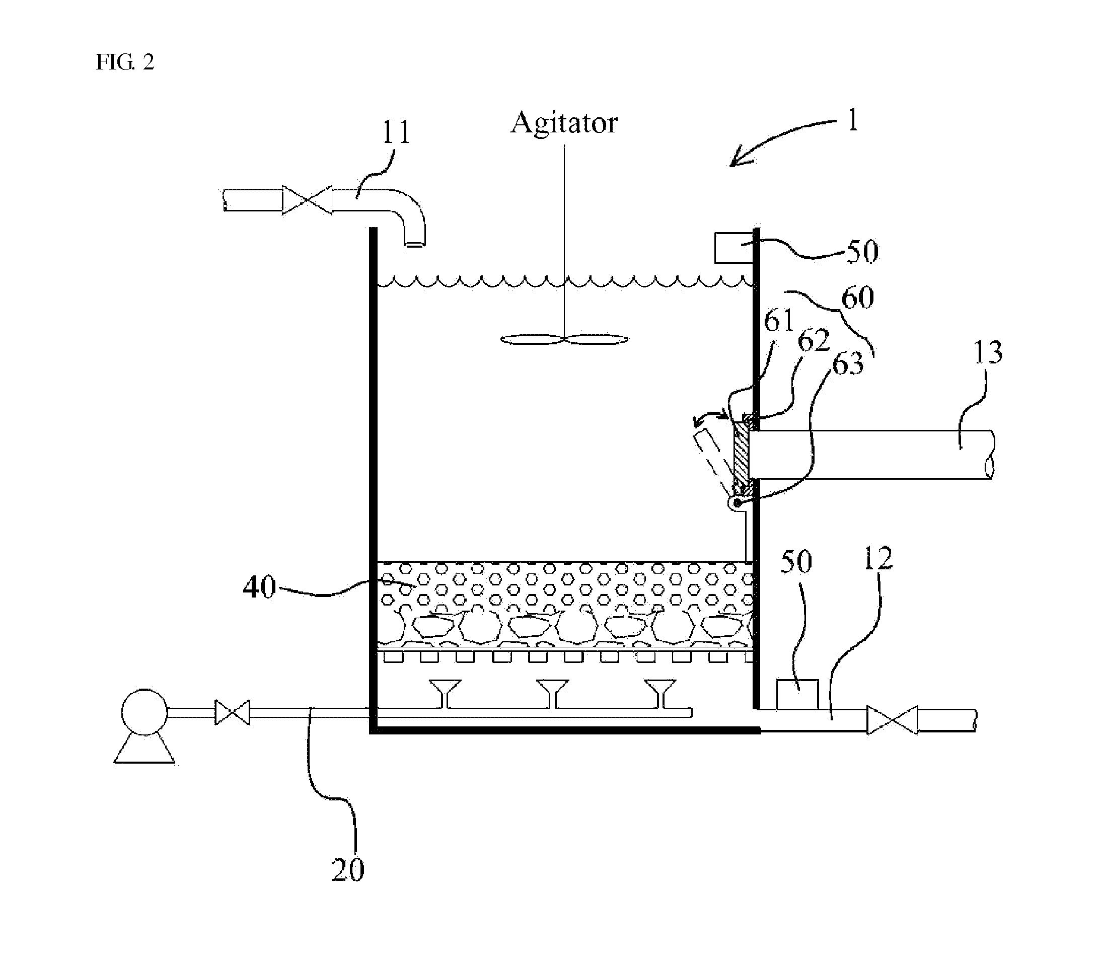 High speed filtration device using porous media, and backwash method thereof