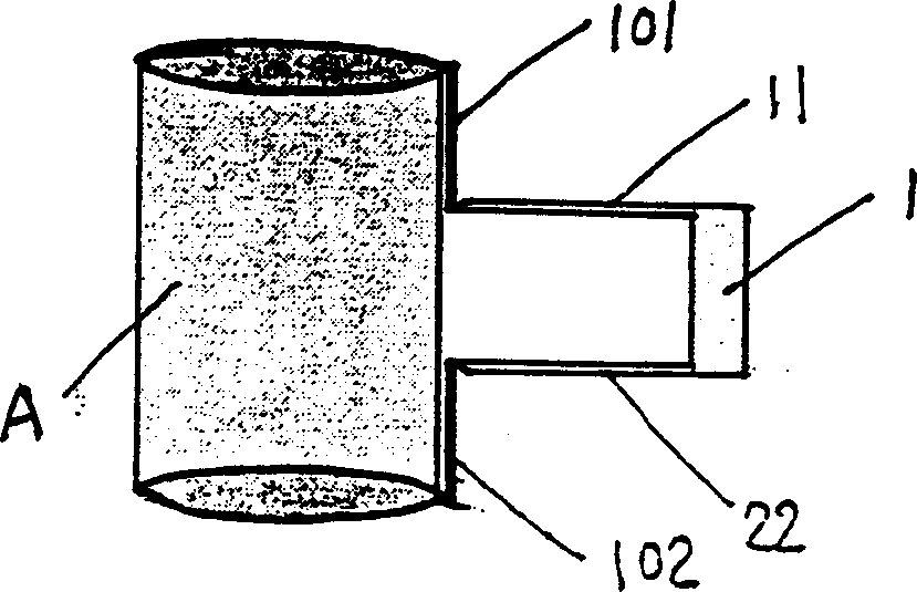 Method for measuring polymer-base foam material elastic modulus by displacement sensor