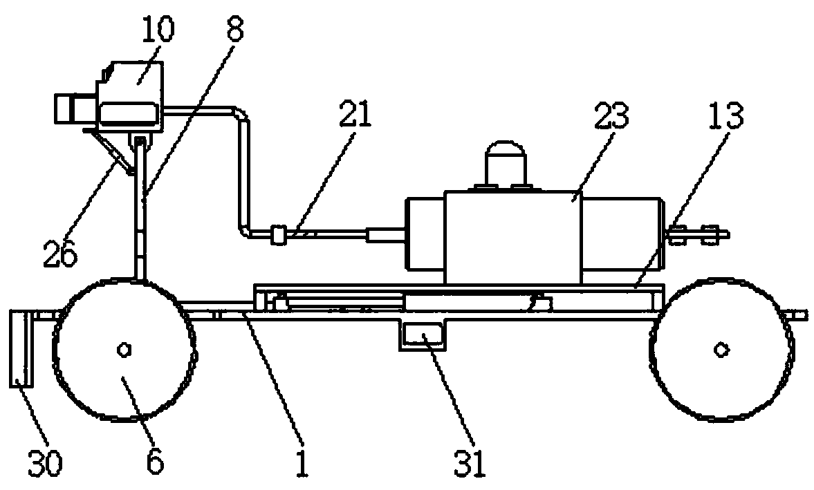 Self-propelled intelligent fire extinguishing vehicle