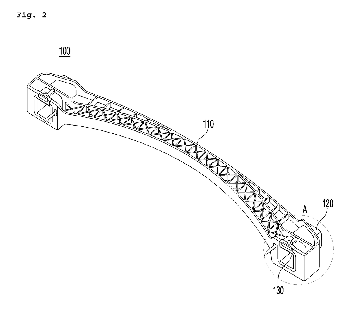 Bumper system for vehicle