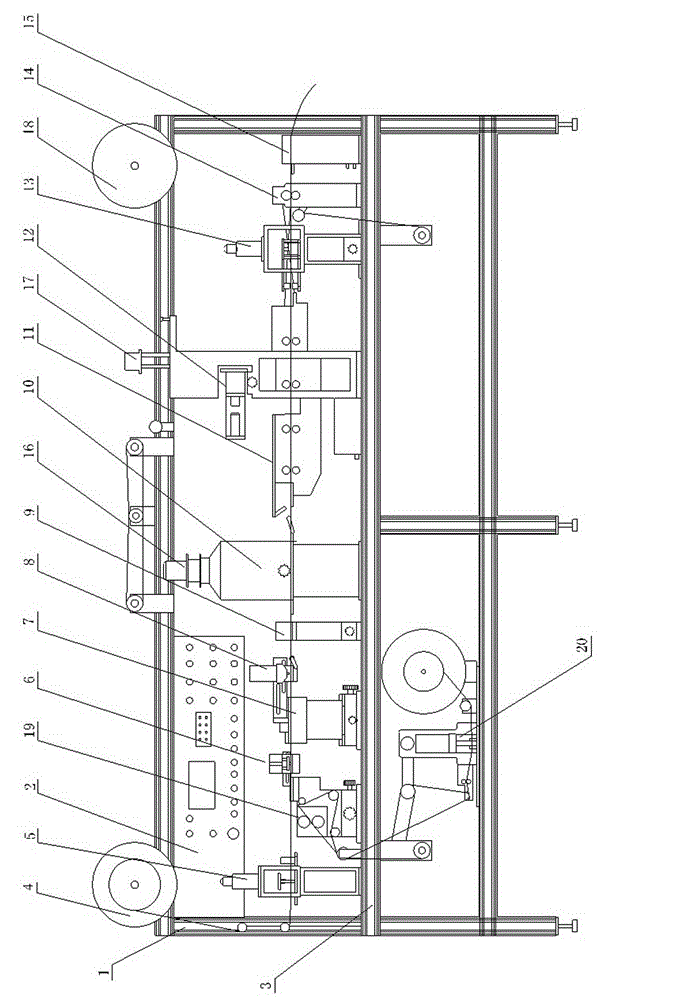 Disposable electrocardio-electrode combining machine