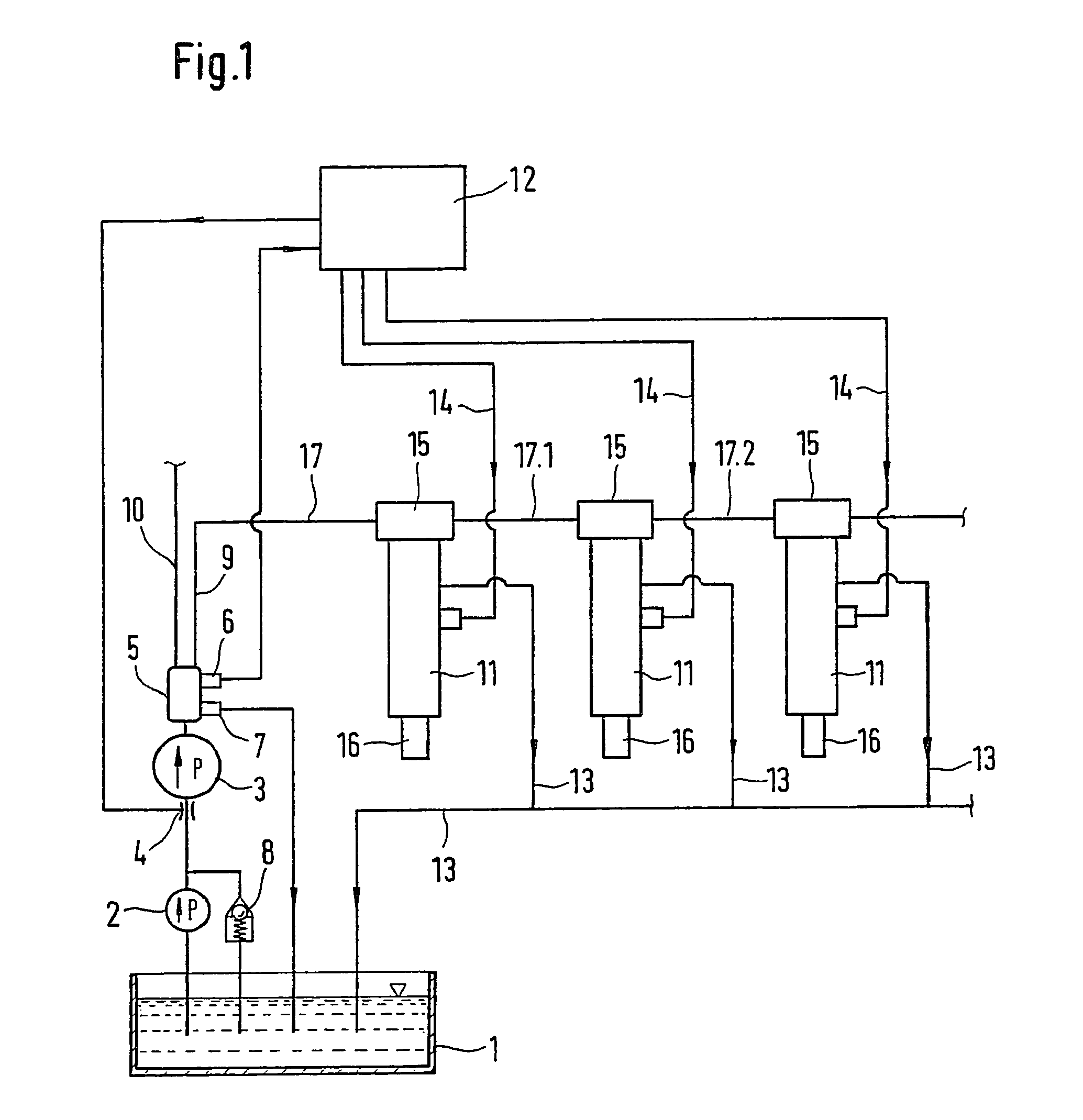 Device for injecting fuel to stationary internal combustion engines