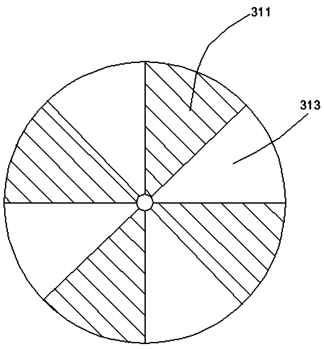 An environmental protection precipitation device