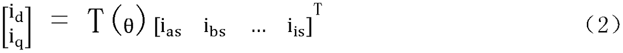 A galloping starting method based on power-frequency-to-variable-frequency switching of a nine-phase motor