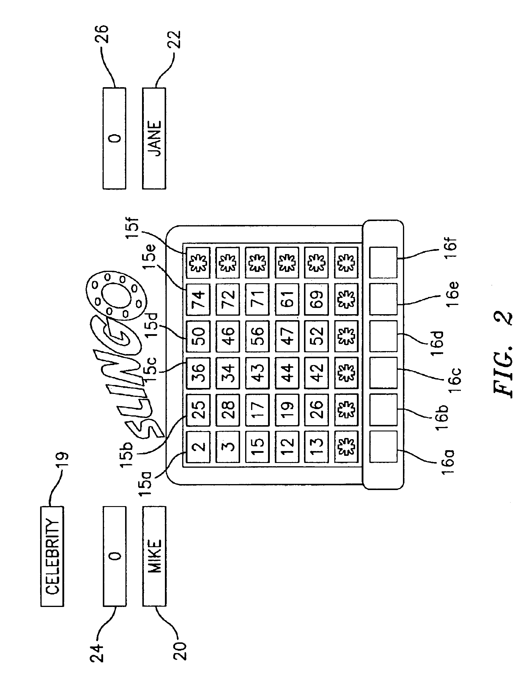 Bingo-style word game