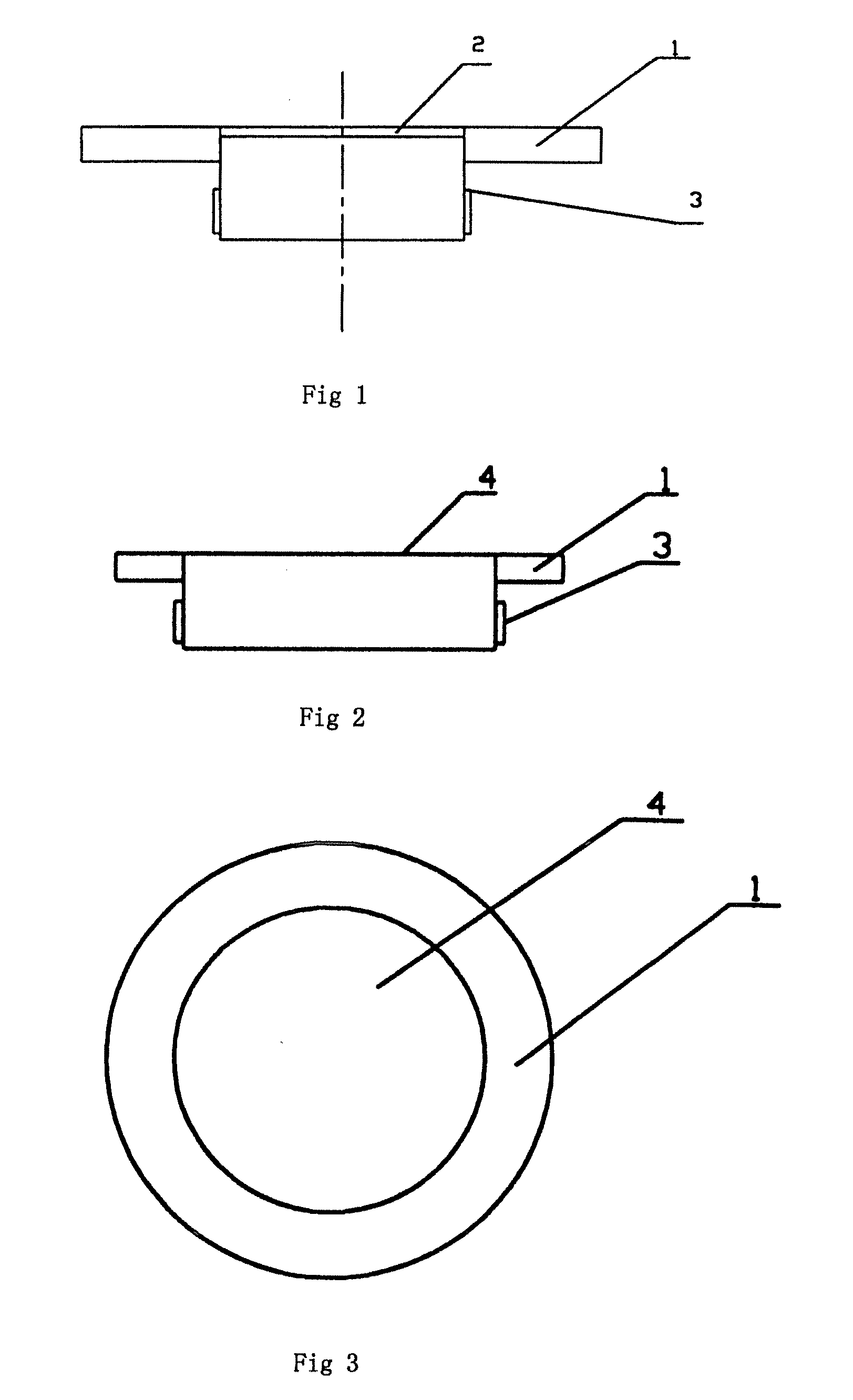 Vibrating system of panel form electrodynamic loudspeaker