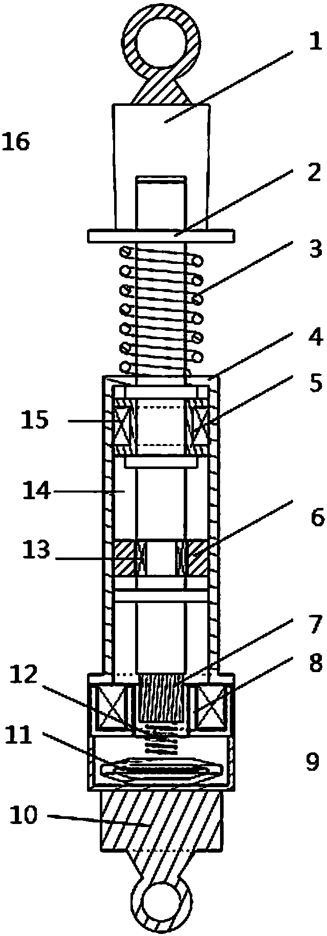 Vibration energy recycling type magnetorheological damper