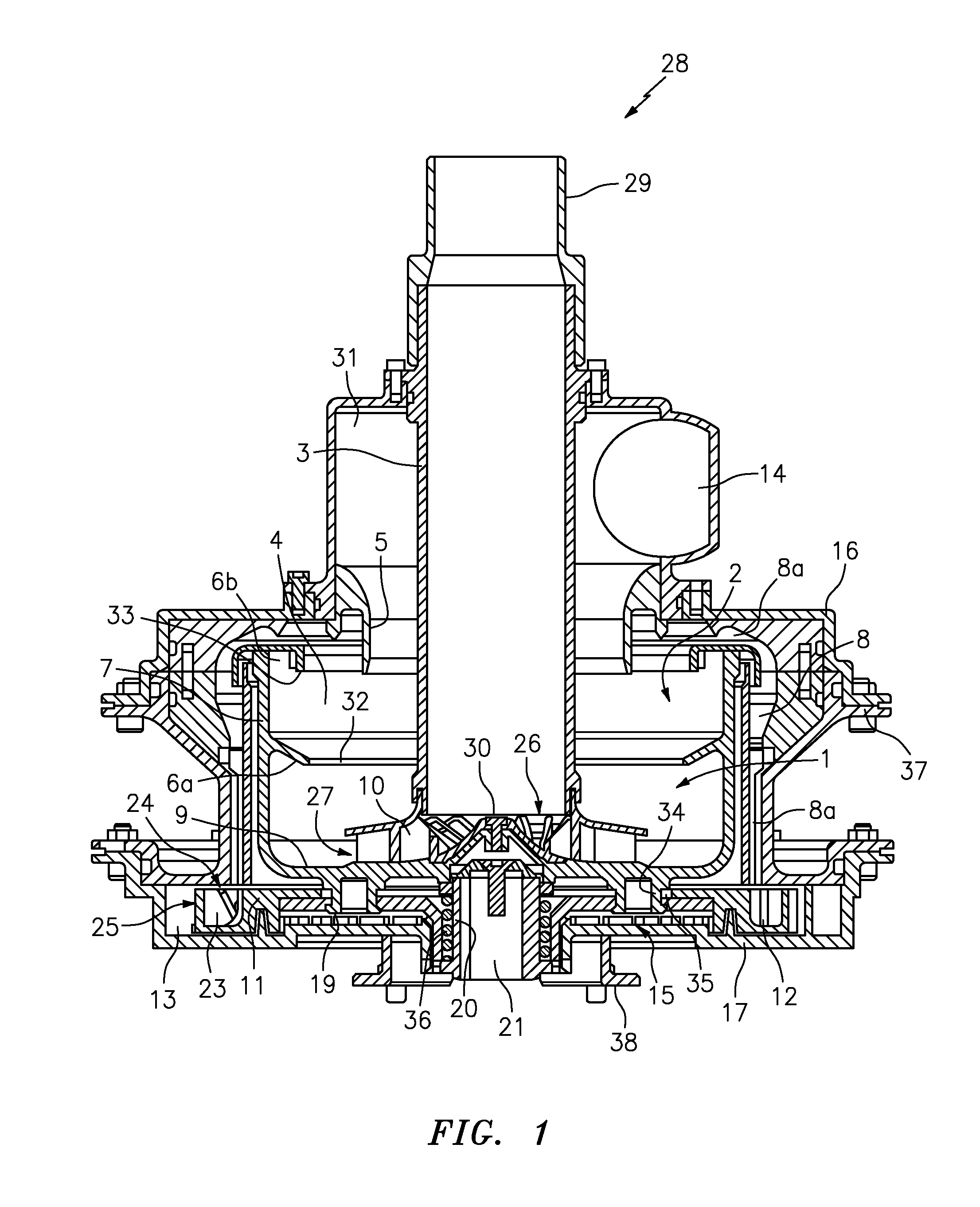 Separator for separating air and solids from a dental waste water mixture