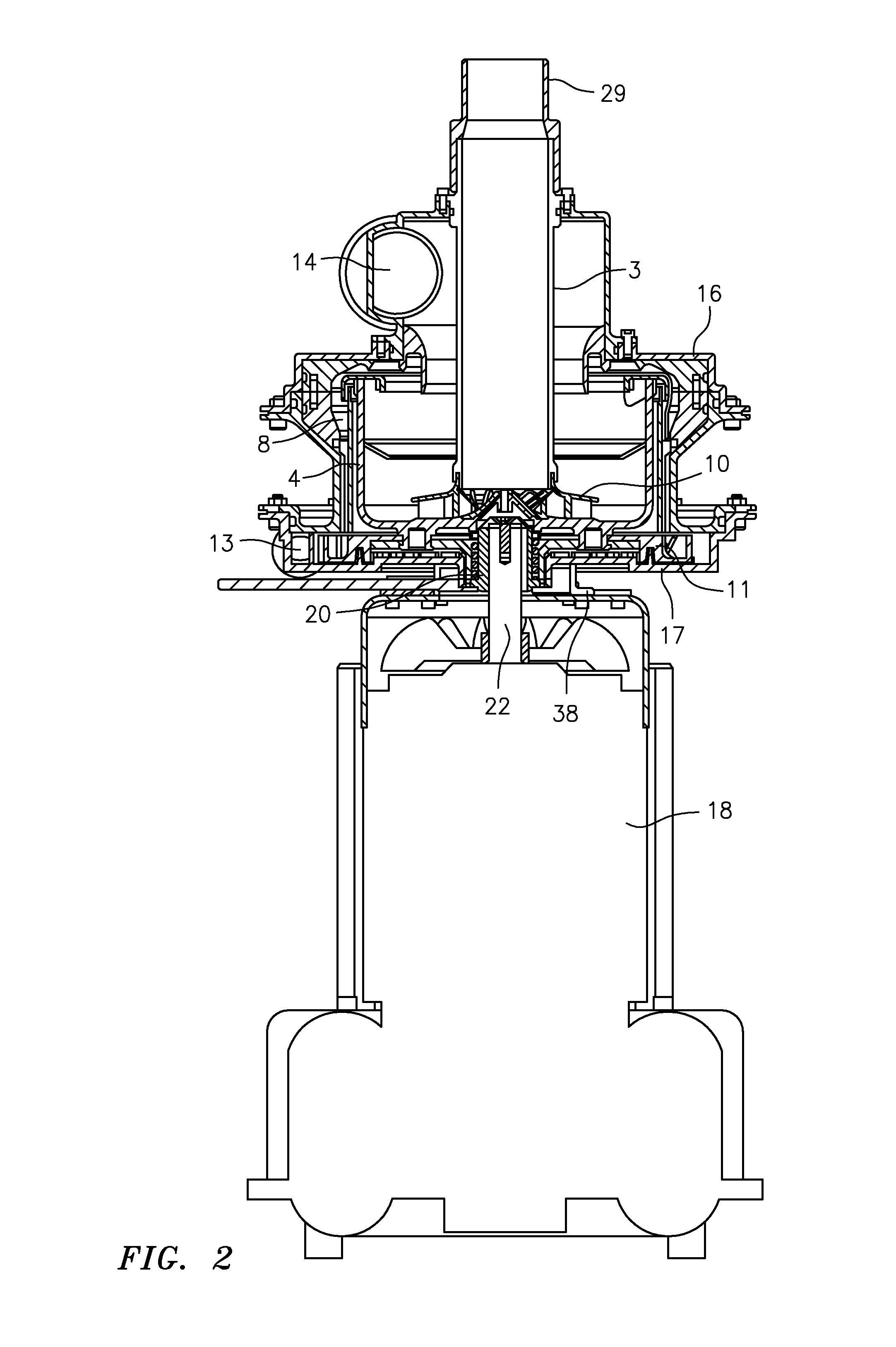 Separator for separating air and solids from a dental waste water mixture