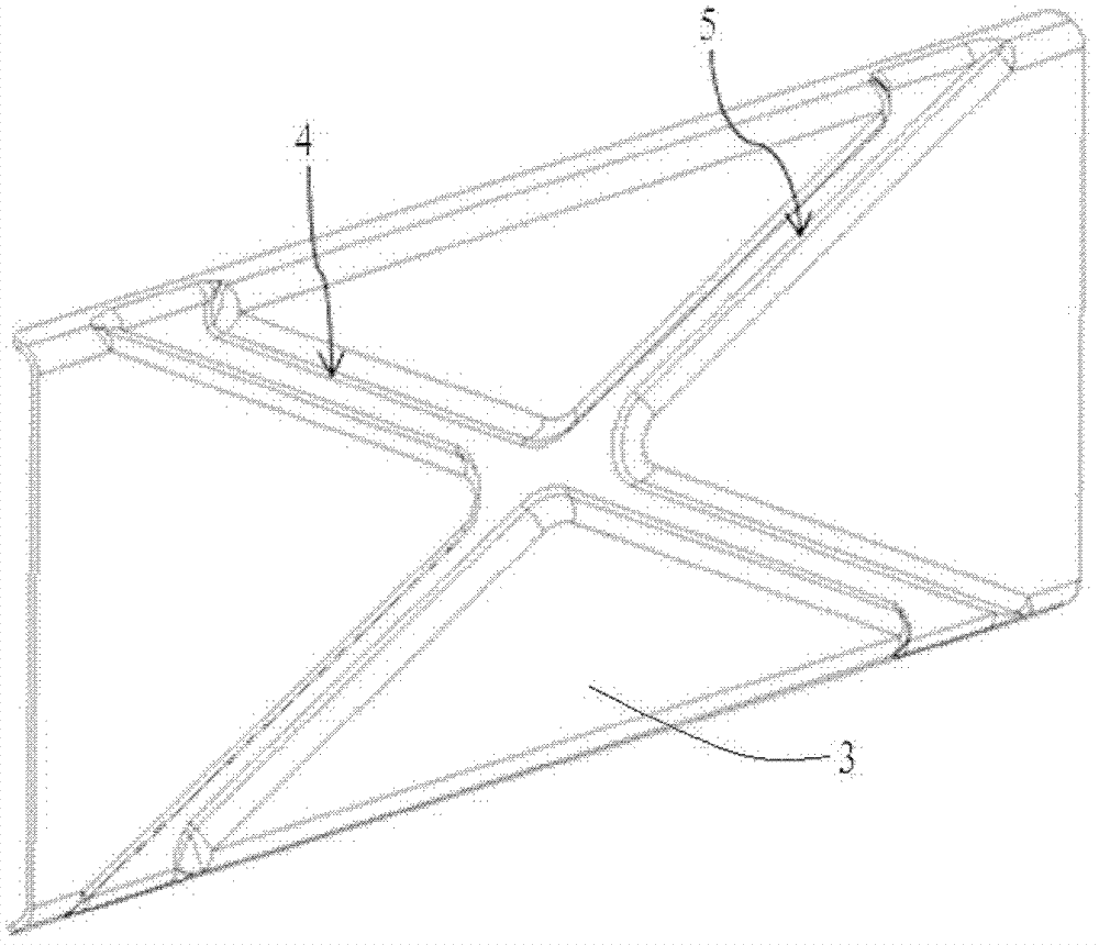 Knee energy-absorbing protecting device and energy-absorbing support