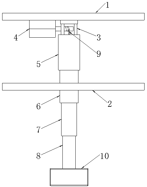 Ceiling structure capable of hiding projector