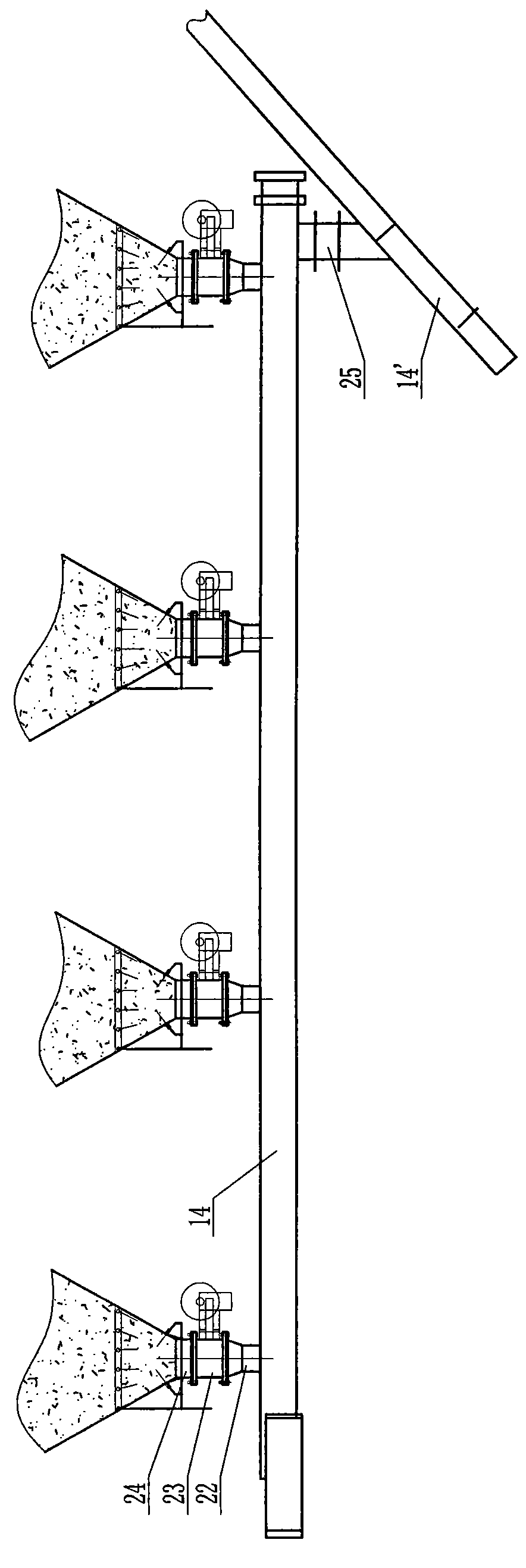 Self-propulsion type concrete mixing ship