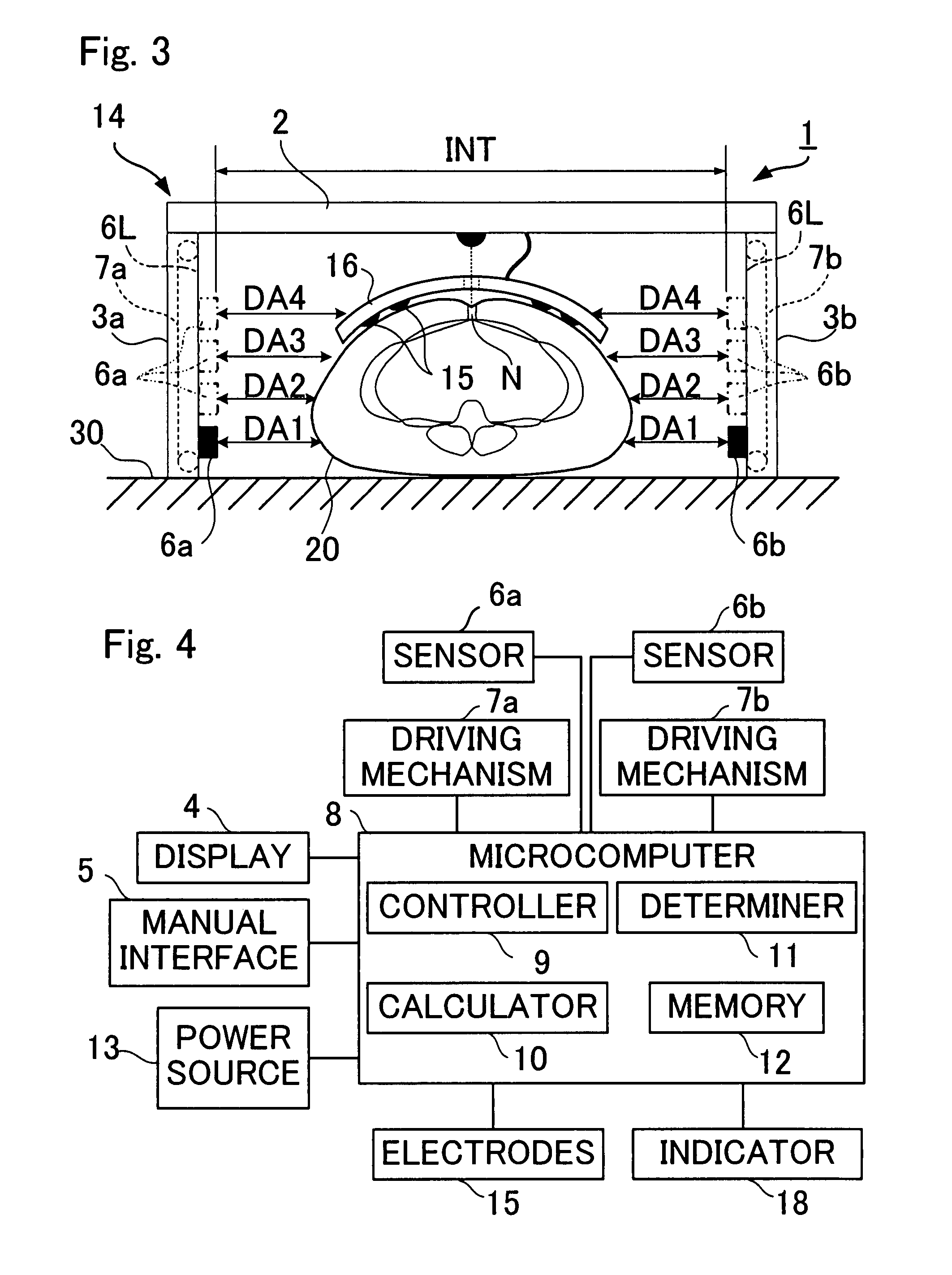 Waist circumference calculation apparatus and body composition determination apparatus