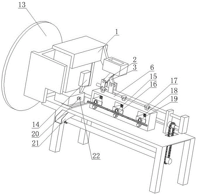 High-speed blanking machine for blanking spring pads