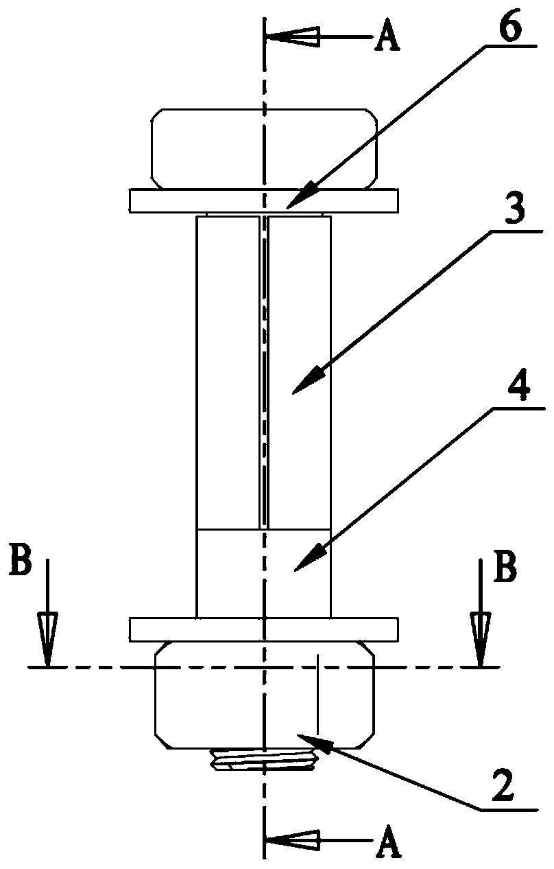 Expansive check bolt kit for ocean buoy