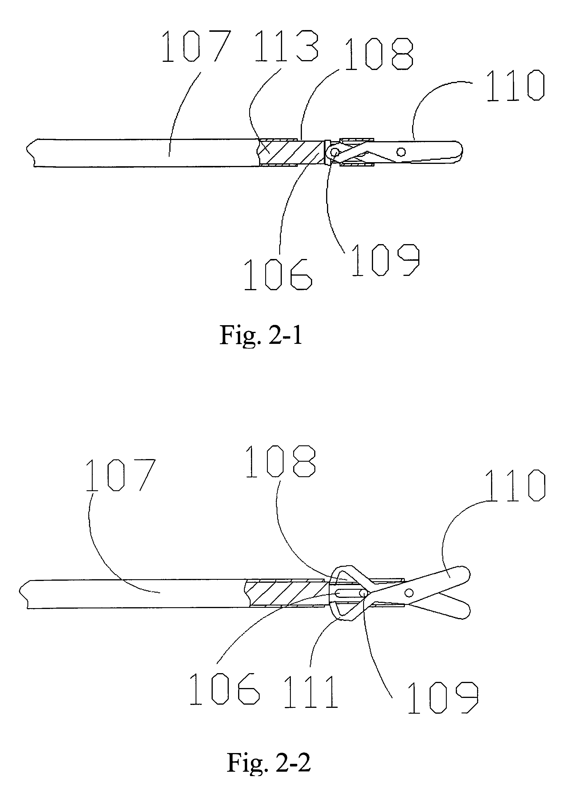 Device for dissecting and cutting in endoscopic surgery