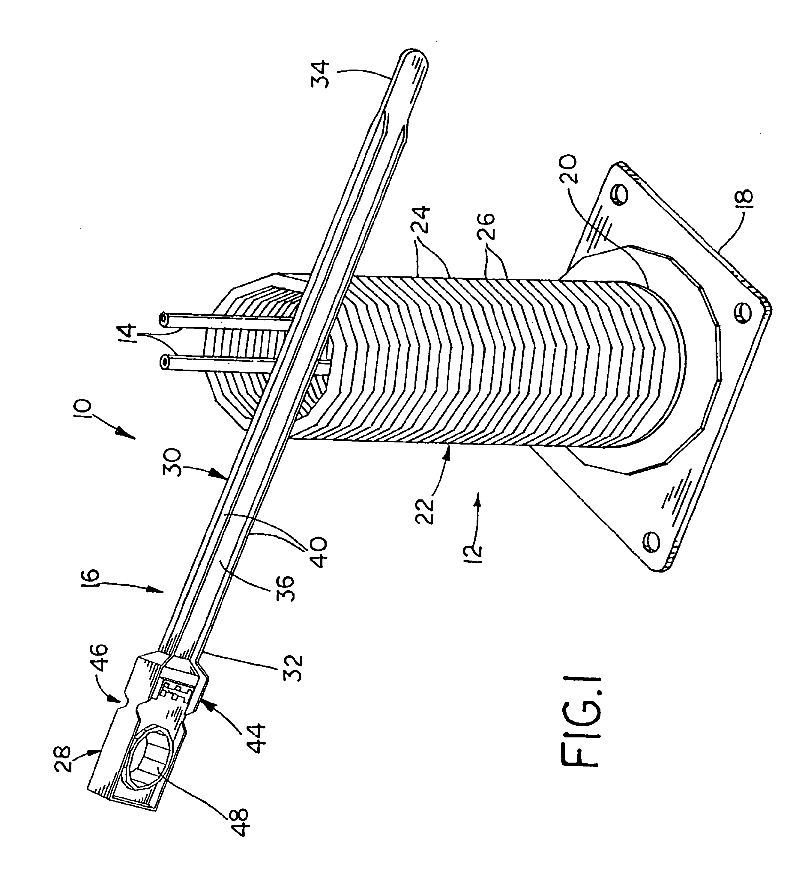 Electrical assembly including an electrical tie