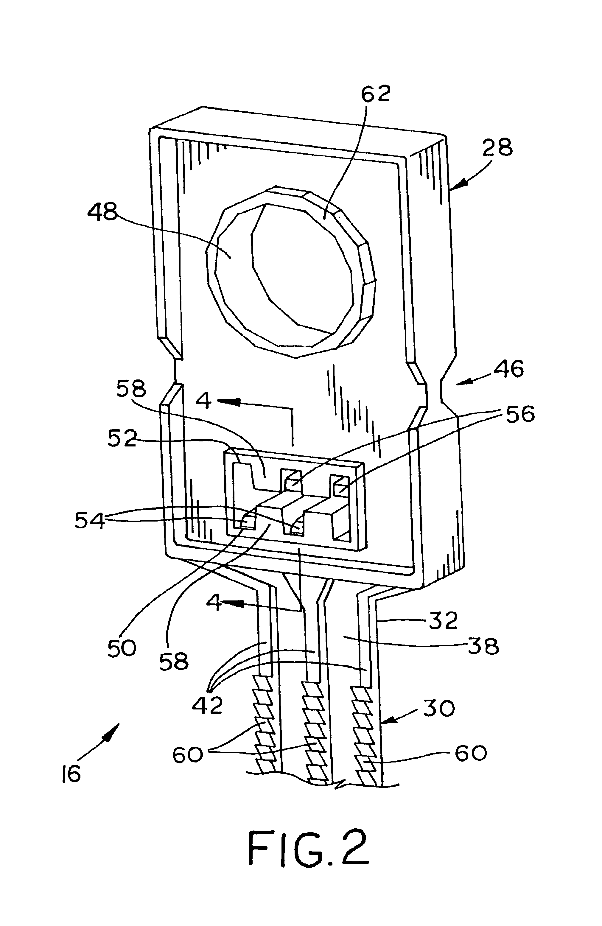 Electrical assembly including an electrical tie