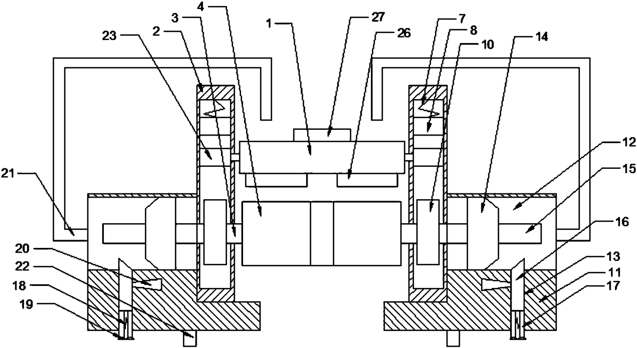 Support platform for television maintenance