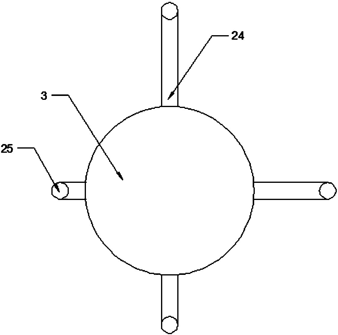 Support platform for television maintenance