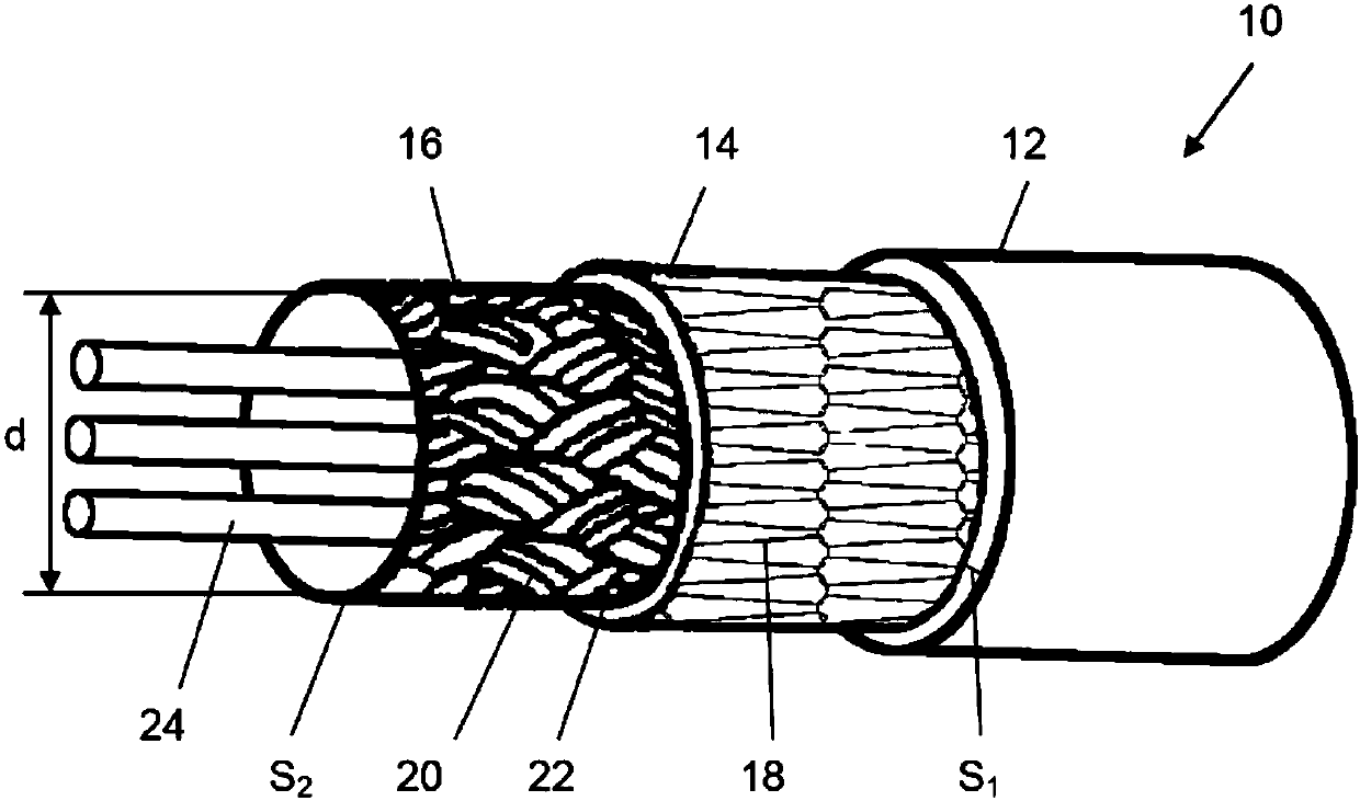 Protective sheath for at least one electrical conductor