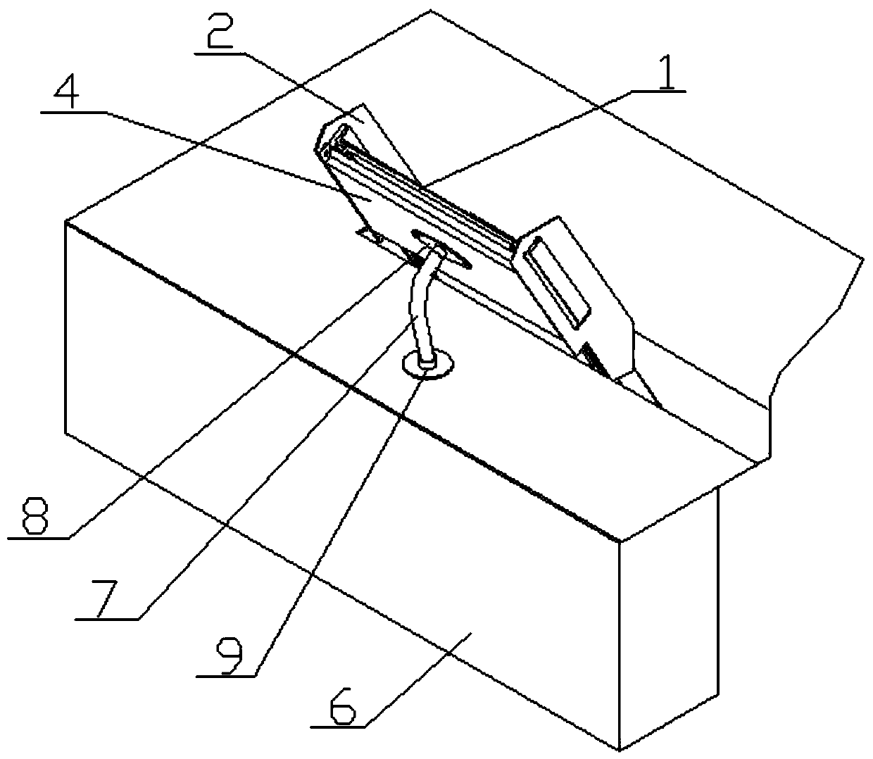 Slide heating film structure on color selector