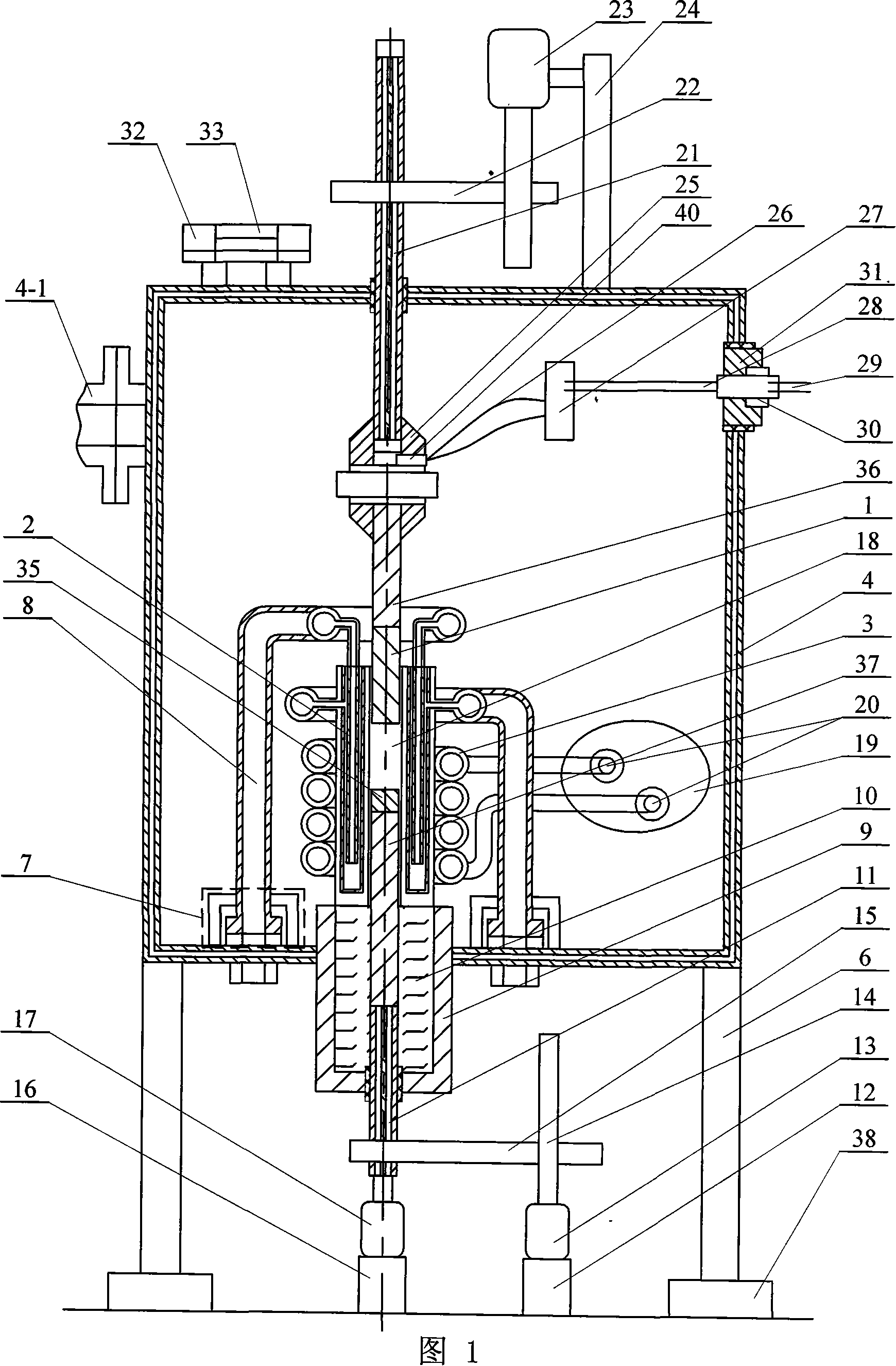 Method for continuously casting titanium alloy near single-crystal ingot by using electromagnetic cold crucible