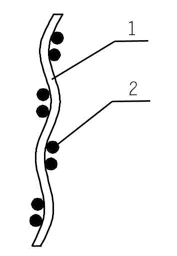 Tussah silk interwoven mat and weaving process method