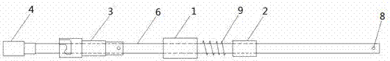 Combination tool for charged elimination of heating defect of drainage plate of transmission line through ground potential method