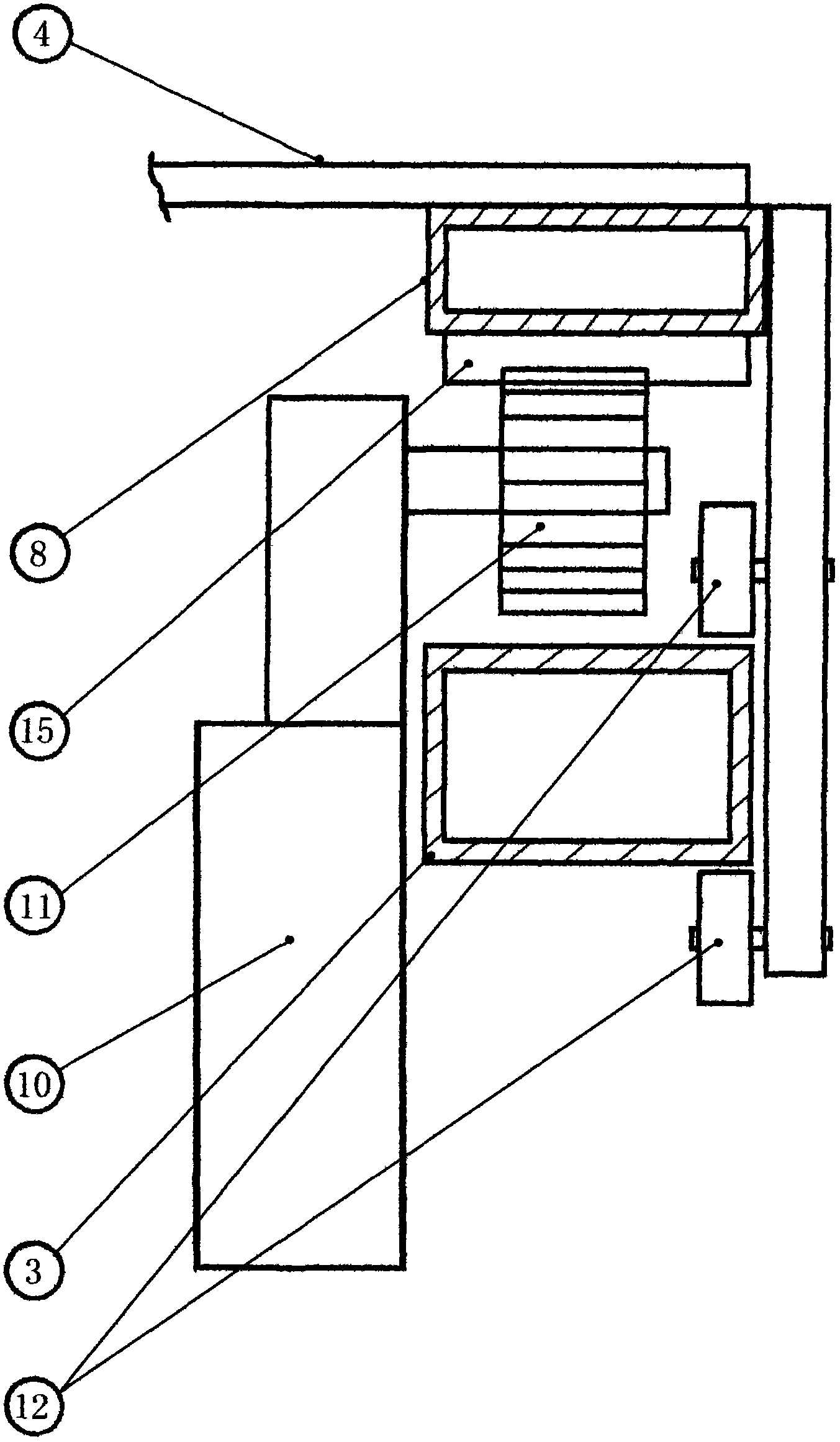 All-direction reflecting groove-type solar heat collection device