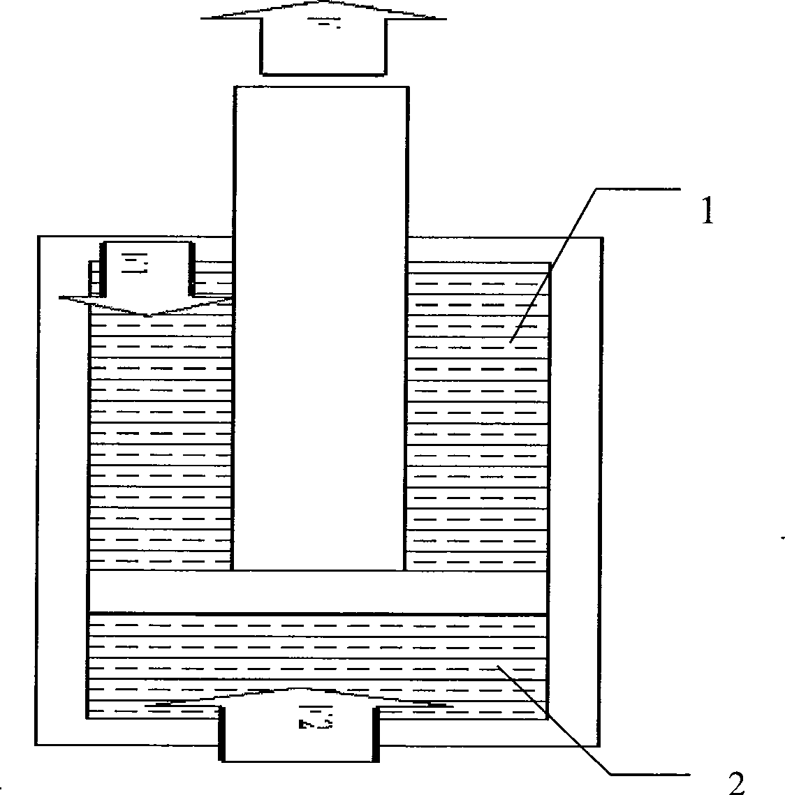 Hydraulic cylinder low-pressure linear output realizing method