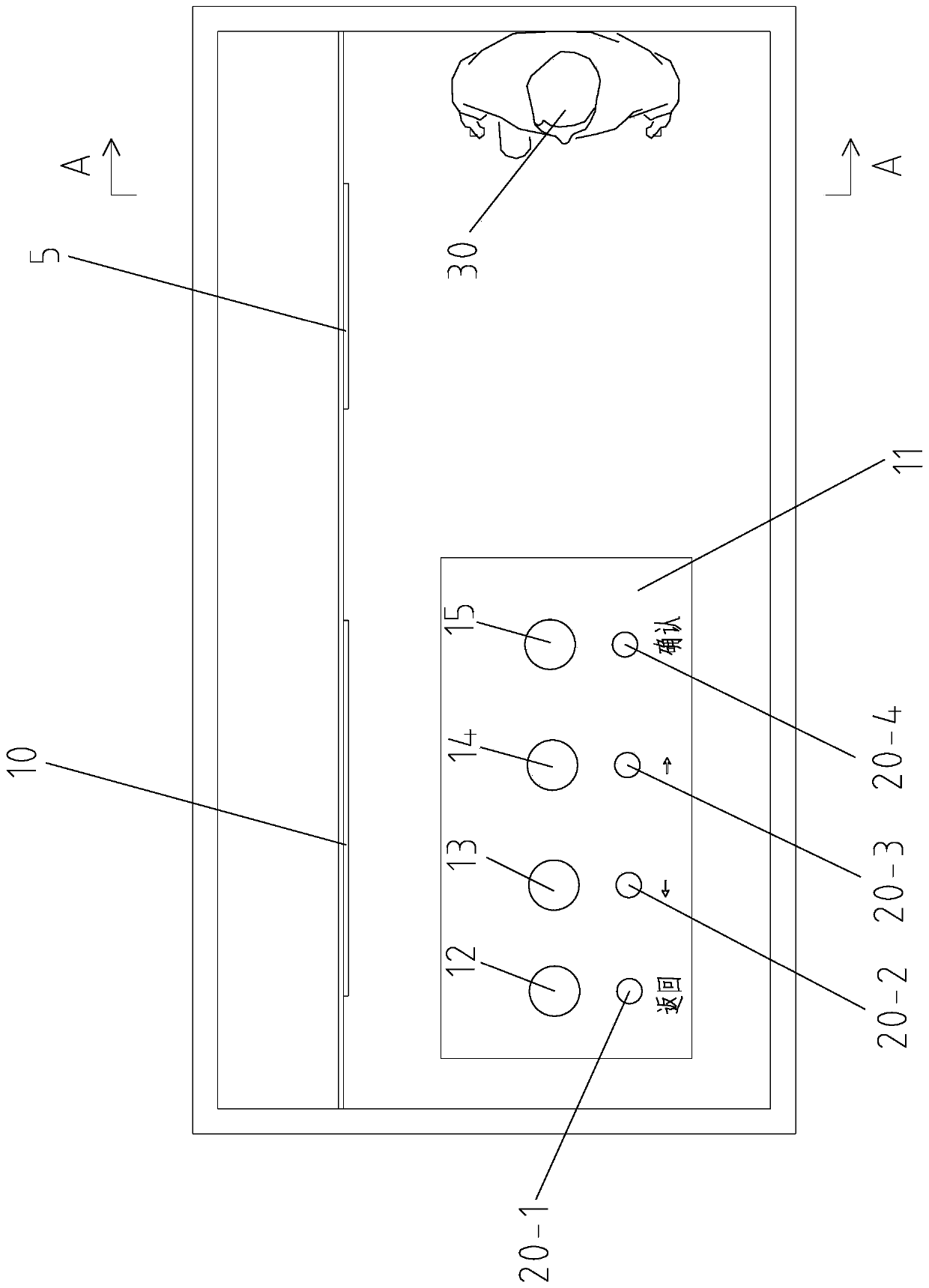 Container-type simulated fire extinguishing and security identifier and protective article cognition experience hall