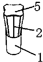 Method for strengthening antiskid performance of antiskid nail core and antiskid nail core