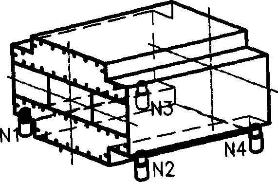 Three-D track measuring marking-off method for segment of cable tower