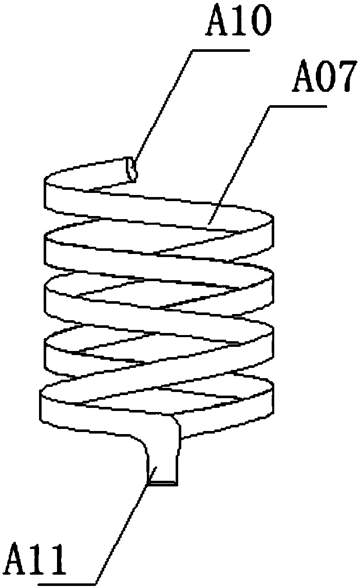 Exhaust gas waste heat recycling device used in organic silicon production process and application method