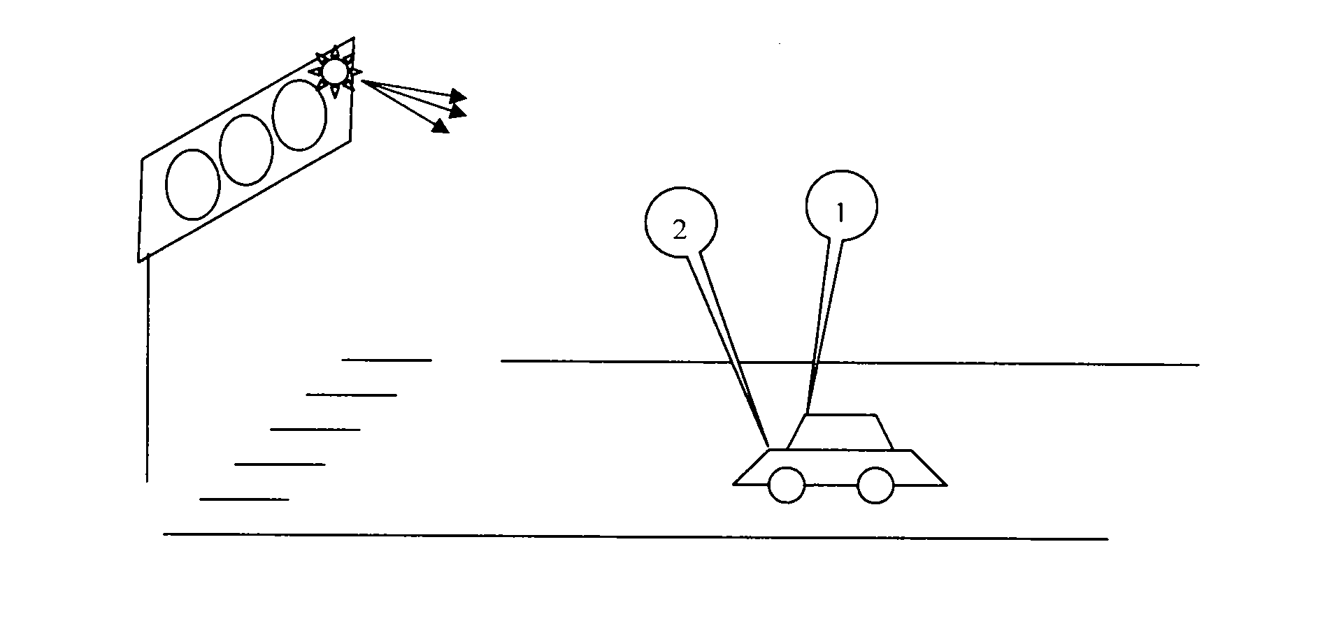 Safety zebra crossing system based on infrared code checking technology