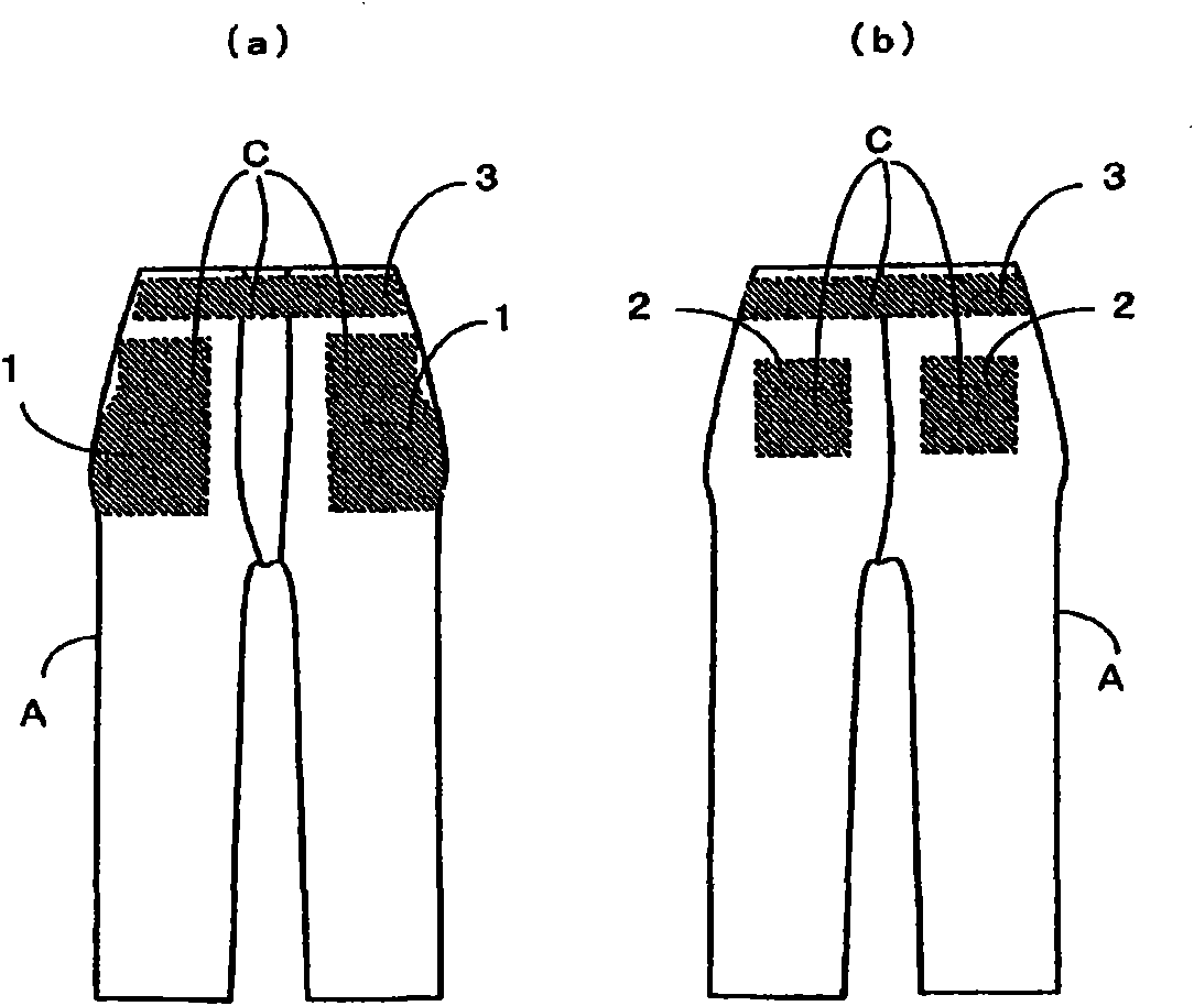 Lining for cloth, trousers and coat with the lining for cloth