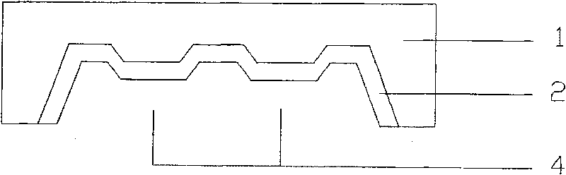 Pressure sensor structure of compound diaphragm